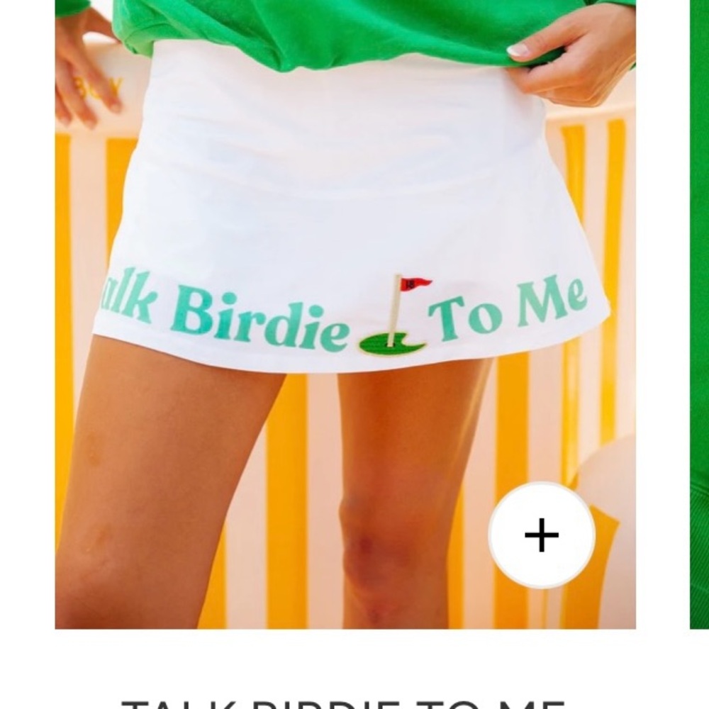 Judith March Golf- Talk Birdie sweatshirt and skirt set - Picture 4 of 4